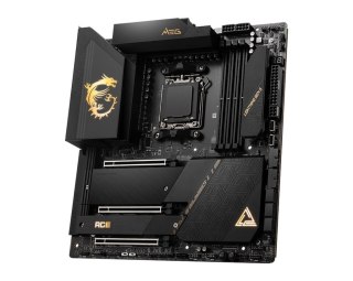 MSI | MEG X670E ACE | Rodzina procesorów AMD | Gniazdo procesora AM5 | DDR5 DIMM | Gniazda pamięci 4 | Obsługiwane interfejsy dy