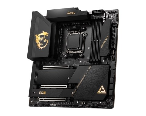 MSI | MEG X670E ACE | Rodzina procesorów AMD | Gniazdo procesora AM5 | DDR5 DIMM | Gniazda pamięci 4 | Obsługiwane interfejsy dy MSI | MEG X670E ACE | Rodzina procesorów AMD | Gniazdo procesora AM5 | DDR5 DIMM | Gniazda pamięci 4 | Obsługiwane interfejsy dy