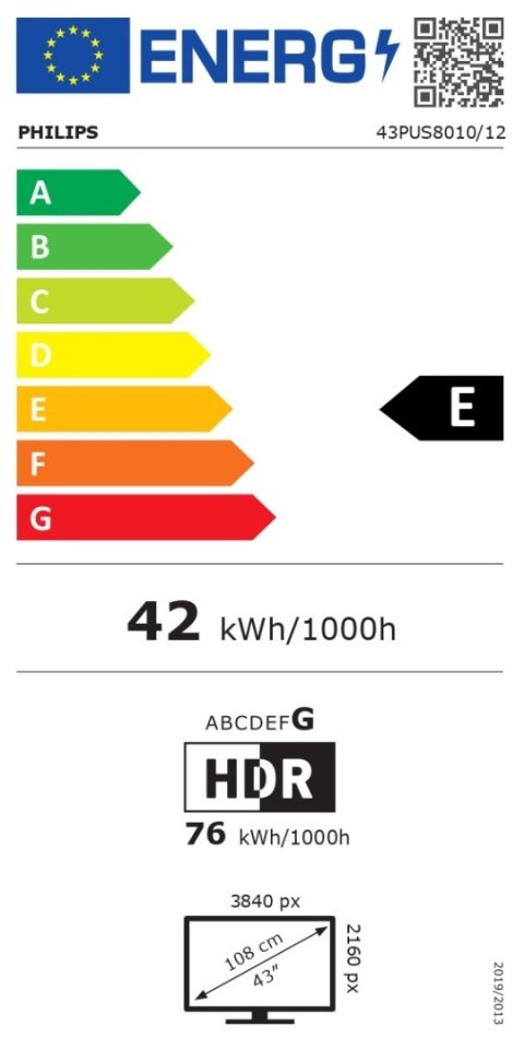 Philips 43PUS8010/12 | 43 | Smart TV | TITAN OS | UHD | Czarny Philips 43PUS8010/12 | 43 | Smart TV | TITAN OS | UHD | Czarny