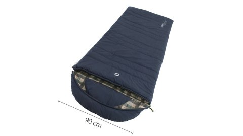 Śpiwór Outwell Camper Lux "L" 235 x 90 cm 2-stronnie otwierany - automatyczny zamek, kształt L Deep Blue Śpiwór Outwell Camper Lux "L" 235 x 90 cm 2-stronnie otwierany - automatyczny zamek, kształt L Deep Blue