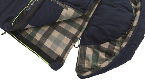 Śpiwór Outwell Camper Lux "L" 235 x 90 cm 2-stronnie otwierany - automatyczny zamek, kształt L Deep Blue Śpiwór Outwell Camper Lux "L" 235 x 90 cm 2-stronnie otwierany - automatyczny zamek, kształt L Deep Blue