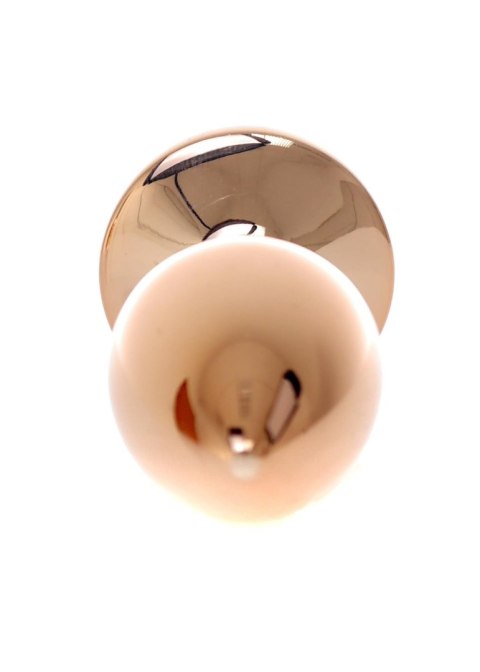 Korek analny różowa róża zatyczka ze stali 7cm
