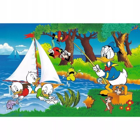 Puzzle 160 el. 40-lecie Przygoda nad jeziorem Trefl 40053