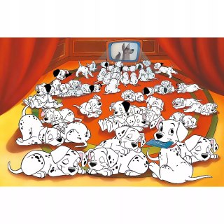 Puzzle 600 el. 40-lecie Trefl - 101 Dalmatyńczyków 37604