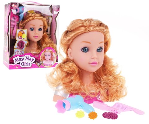 Blond Głowa do Stylizacji + Akcesoria Blond Głowa do Stylizacji + Akcesoria