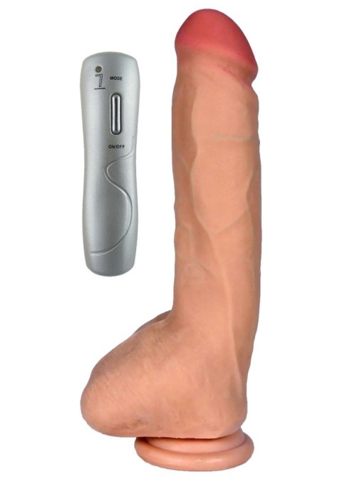 Dildo penis z cyberskóry naturalny 7trybów 25cm Dildo penis z cyberskóry naturalny 7trybów 25cm