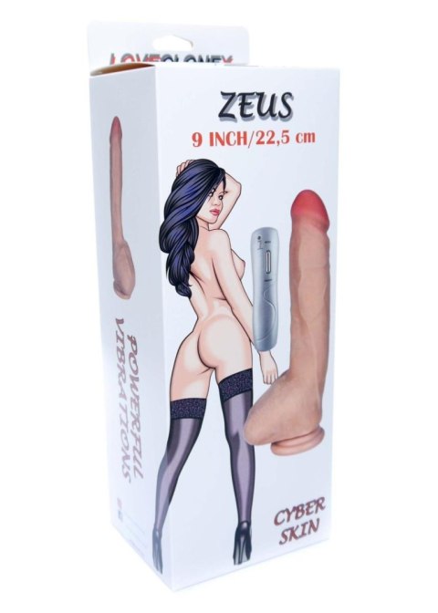Dildo penis z cyberskóry naturalny 7trybów 25cm Dildo penis z cyberskóry naturalny 7trybów 25cm
