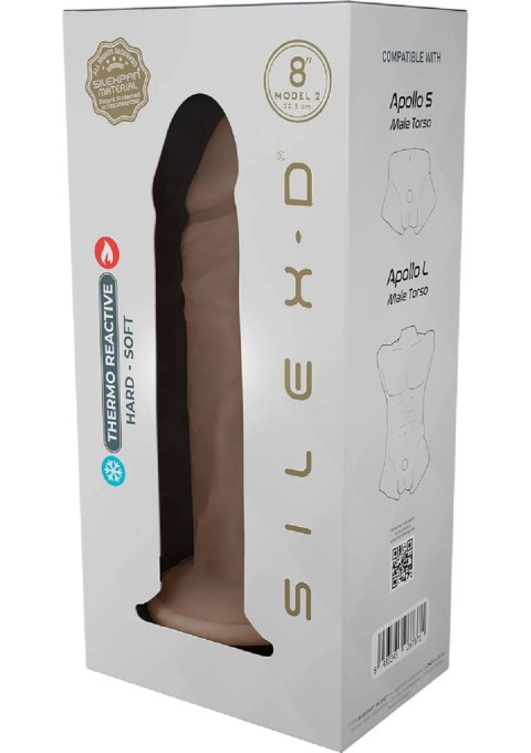 Realistic Dildo 20,3 Cm Liquid Silicone 2 8" Silexd