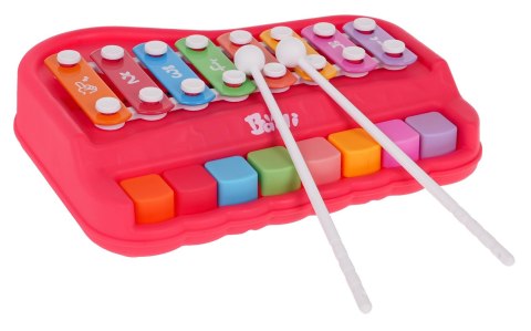Pianinko Cymbałki Czerwone Pianinko Cymbałki Czerwone