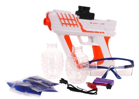 Pistolet GEL BLASTER Pomarańczowy + Akcesoria Pistolet GEL BLASTER Pomarańczowy + Akcesoria