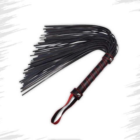 Efektowny skórzany pejcz do BDSM ostrych zabaw Efektowny skórzany pejcz do BDSM ostrych zabaw