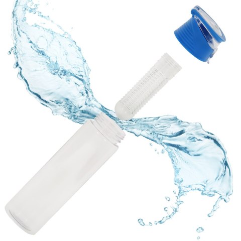 Butelka bidon na wodę z wkładem na owoce 800ml niebieska Butelka bidon na wodę z wkładem na owoce 800ml niebieska