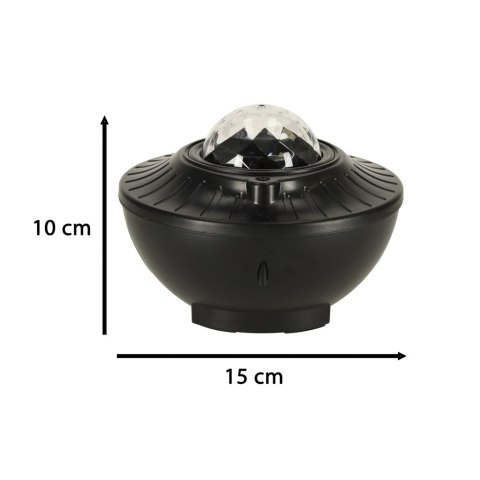 Projektor gwiazd lampka nocna kula LED bluetooth pilot