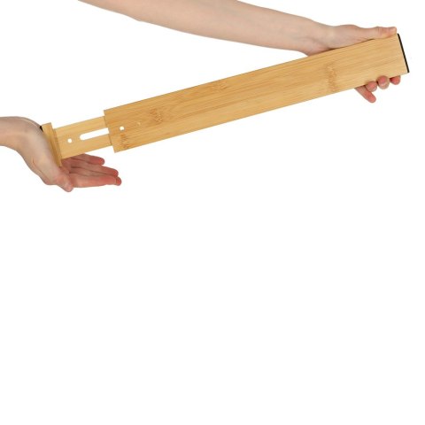 Organizer do szuflady bambusowy separator regulowany na sztućce narzedzia 56cm 1sztuka Organizer do szuflady bambusowy separator regulowany na sztućce narzedzia 56cm 1sztuka